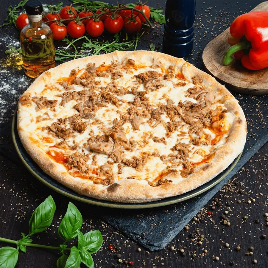 Pizza tonno e cipolla